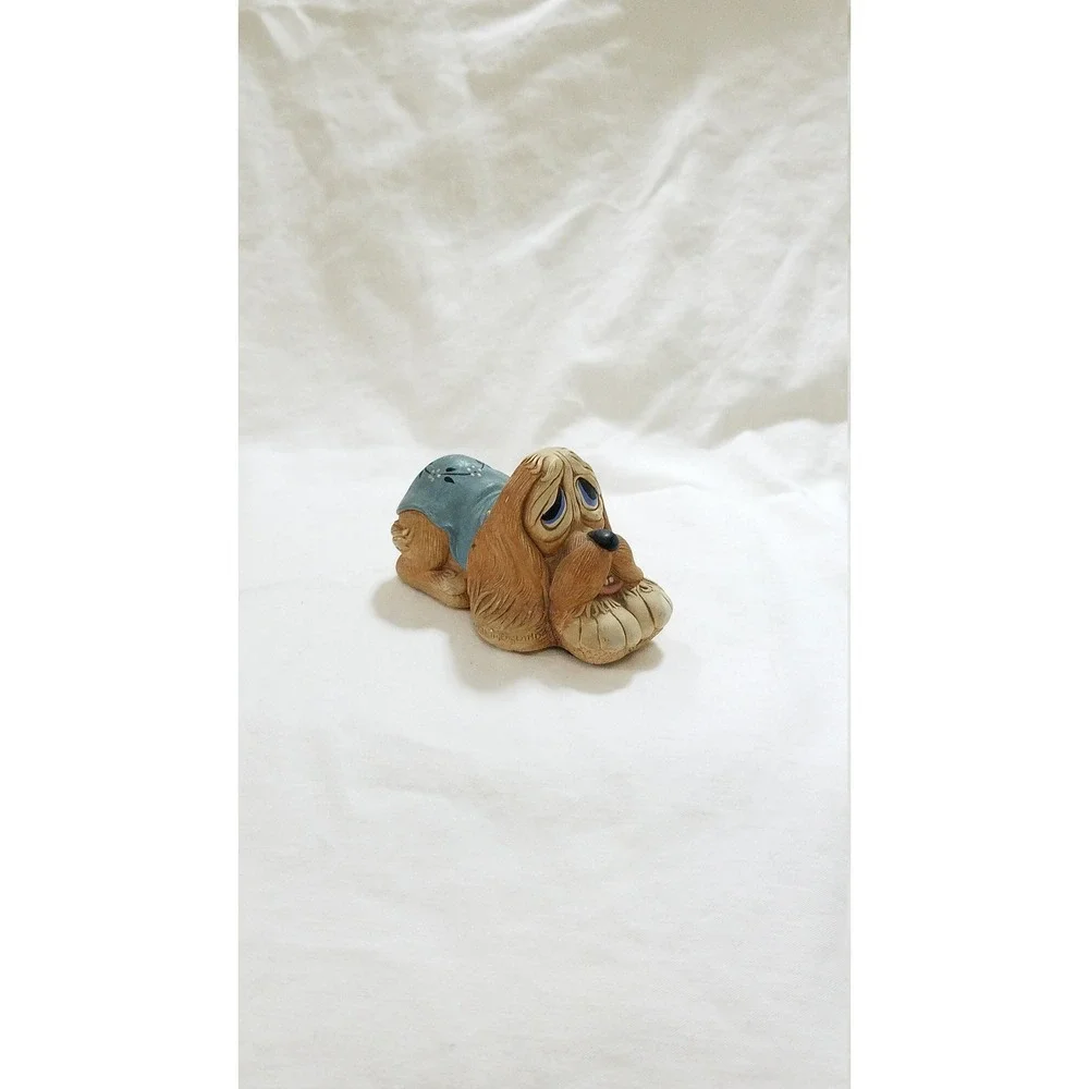 Vtg‎ Pendelfin hand painted stonecraft pooch dog figurine home decor mid century